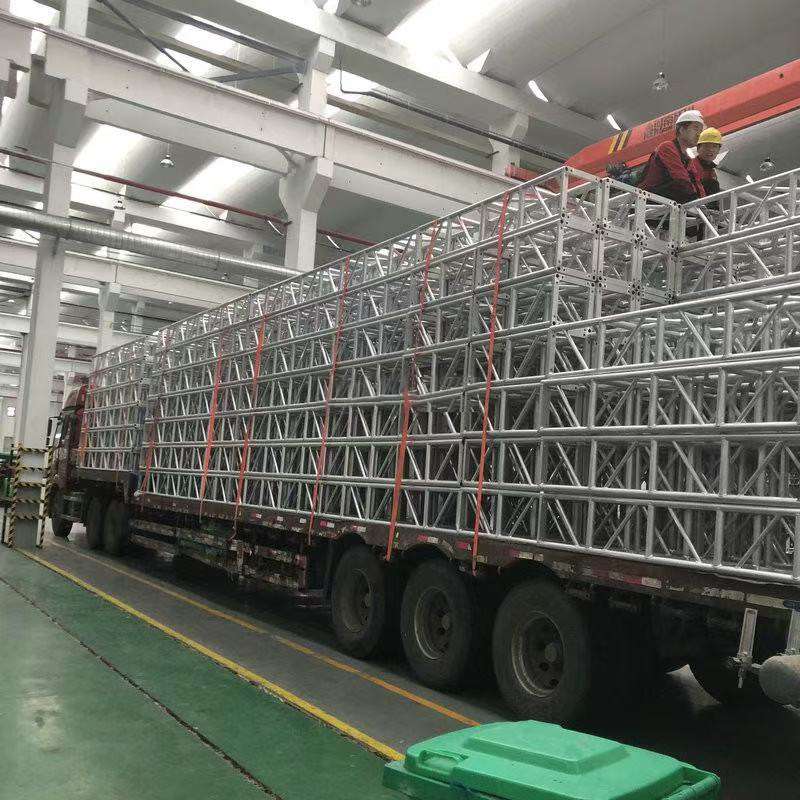 truss桁架铝合金桁架灯光架 钢铁雷亚架活动舞台方管铝合金桁架
