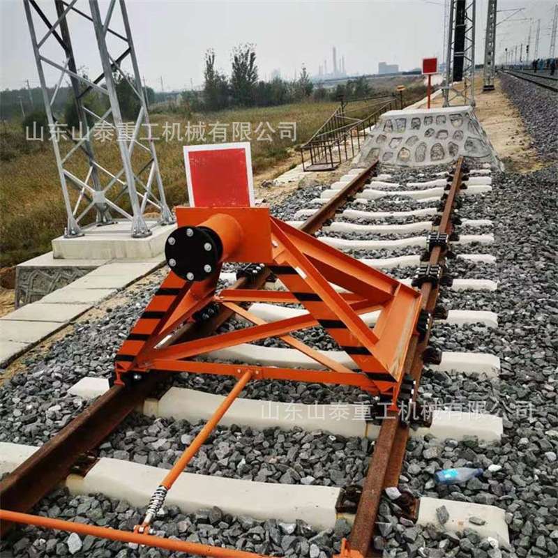 铁路挡车器 轨道线路终端用挡车装置 抗冲击性强反光效果明显