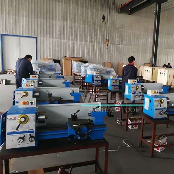 WELLDE家用车床CJM250台式金属机床小型机床家用小机床普通工业车