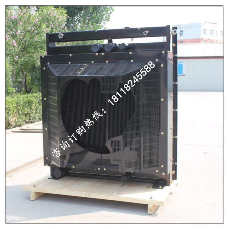 柴油发电机组工程机械发动机水箱远置式散热器中冷器管路风扇叶
