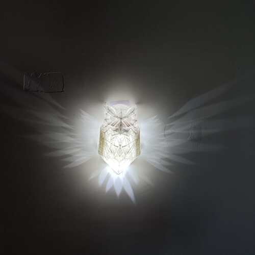 跨境3D Wall Light狮子猫头鹰老鹰壁灯墙壁装饰艺术夜灯氛围派对