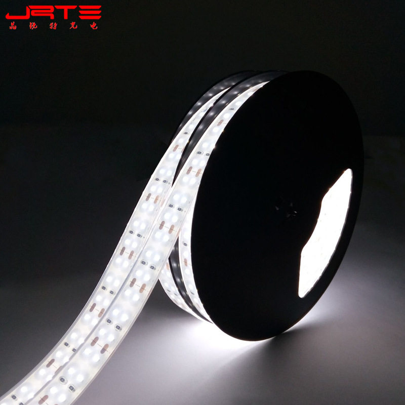 挤胶防水LED软灯带24V3014灯珠180灯17MM宽双排高亮汽车LED灯条