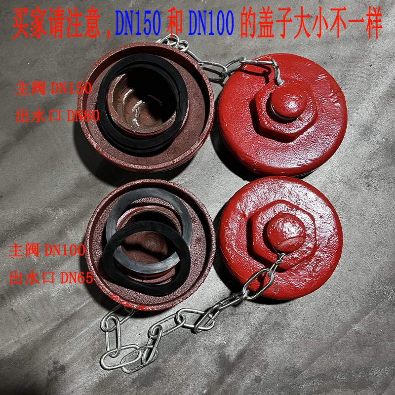 桂安水泵接合器150出水口盖子100外螺纹闷盖广东平安厂家堵盖室内
