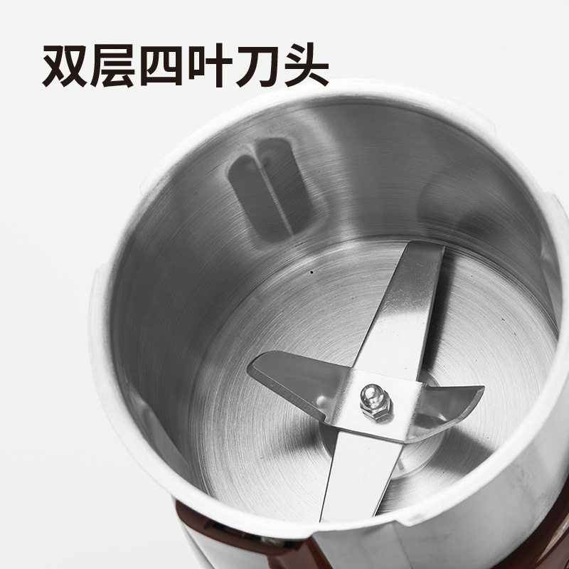 大容量800g磨粉机110V220V家用三七天粉碎机调料中药材研磨打粉机