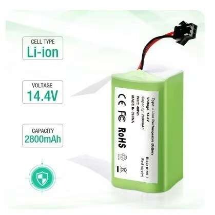 适用科沃斯金刚 14.4V2600 4800mAh CR130 地贝 n79s dn622Eeuf