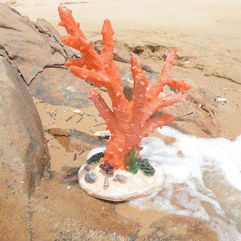 玻璃钢海洋珊瑚雕塑  户外公园商场水景景观装饰仿珊瑚海草摆件