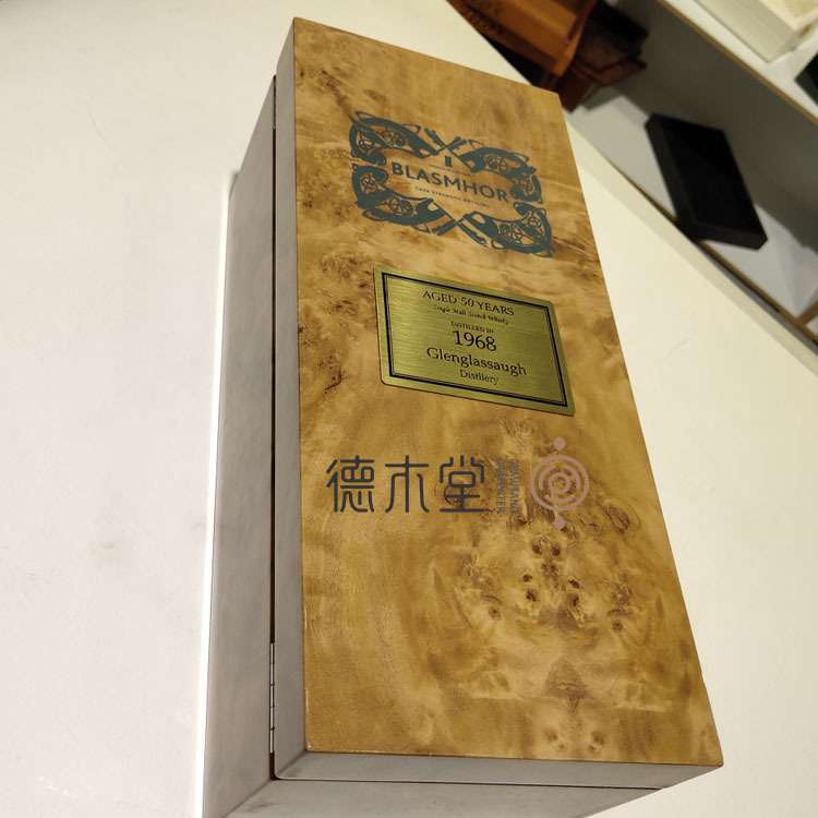 木质喷漆酒盒 实木酒盒 手工贴木纹纸钢琴漆红酒木盒