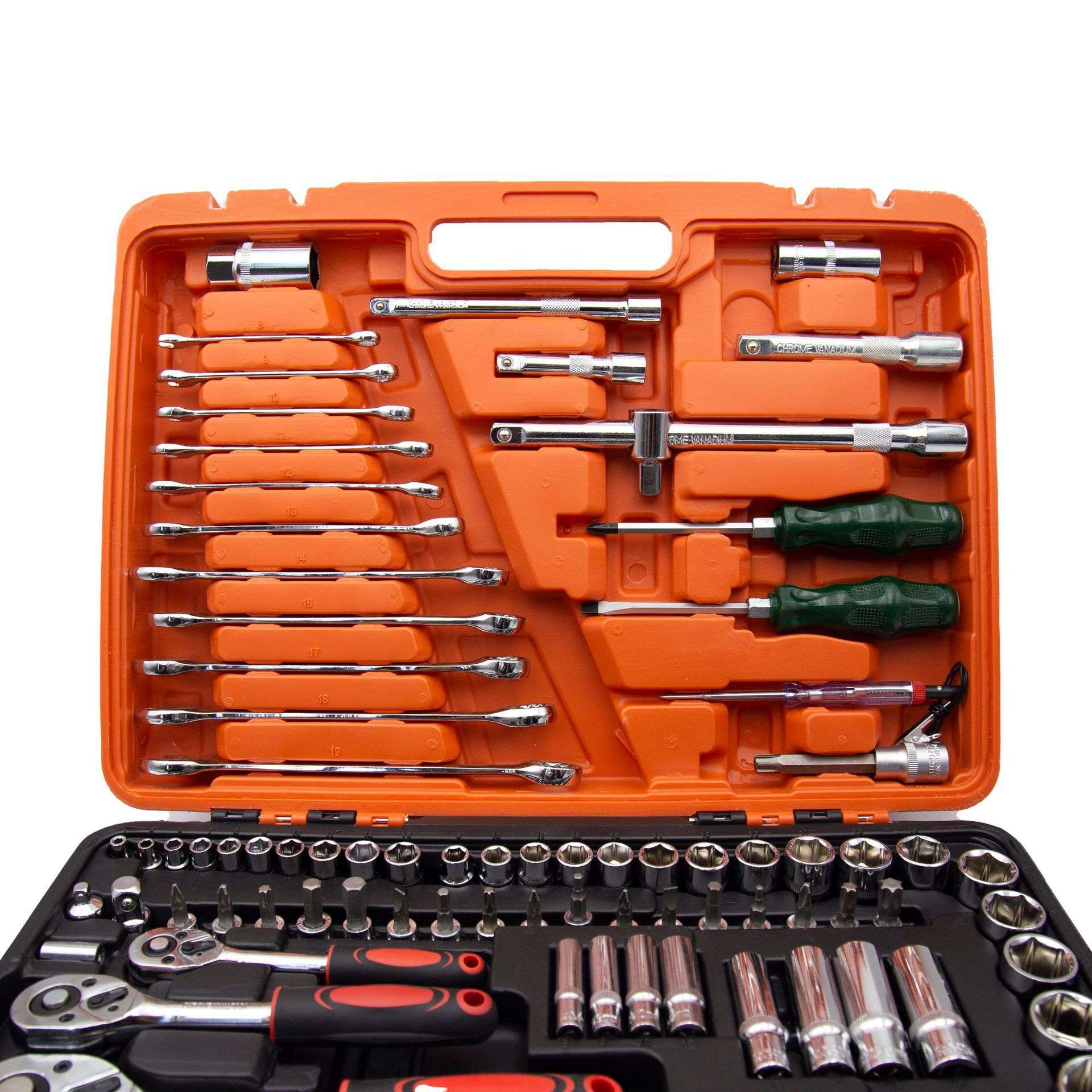 厂家供应汽修组套筒工具121件套装机用维护工具组合工具套装维修