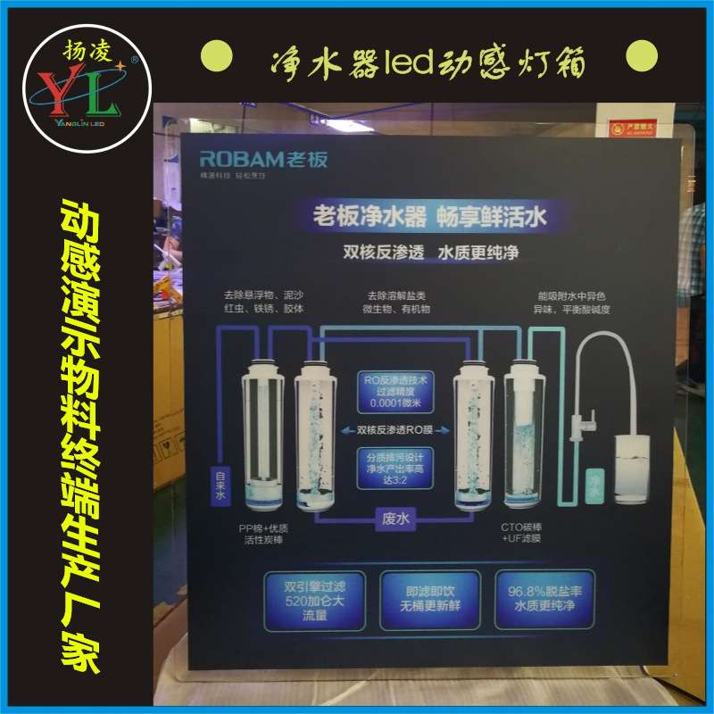 闪动方式尺寸 led动感灯箱家电产品演示道具 卖场促销专用定 制