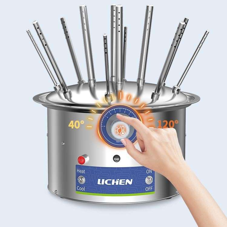 力辰玻璃仪器气流烘干器不锈钢C型12孔20孔30孔试管瓶子干燥器