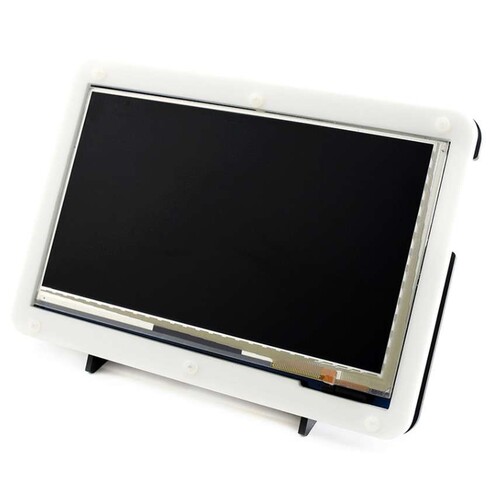 7寸黑白外壳 适用微雪的7inch HDMI LCD (B)和7inch HDMI LCD (C)