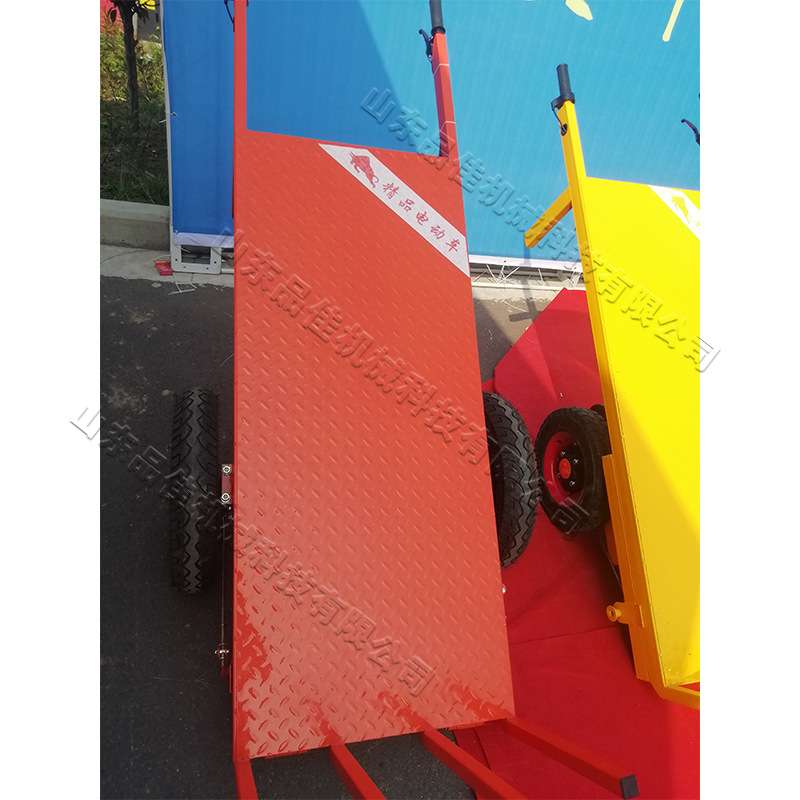 小型拉砖式平板设备 进窑出窑板砖运输车 电动平板拉砖干坯车