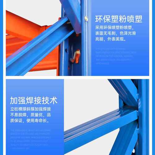 ?工业重型加厚货架大型物流托盘式仓库货架高位立体重型仓储货架