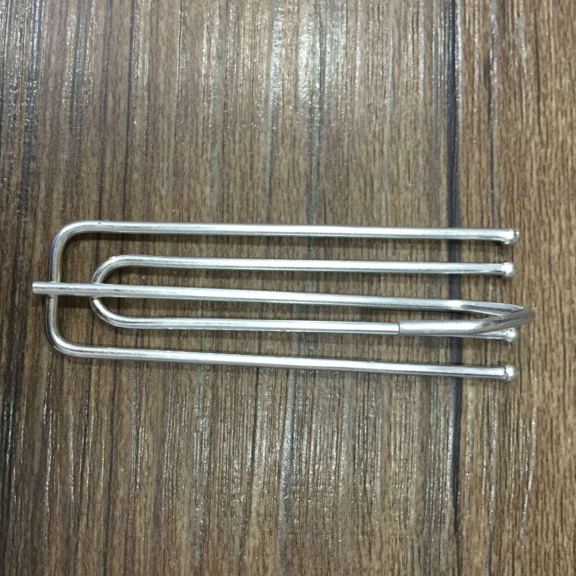 窗帘钩子布带四叉钩电镀叉钩五指窗帘钩布头四爪挂钩