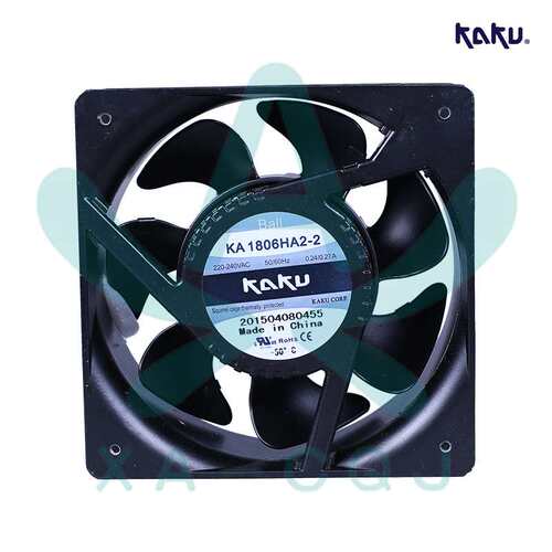 KAKU卡固KA1806HA2 金属框叶220V 电箱机柜 轴流风机0.24A 18065