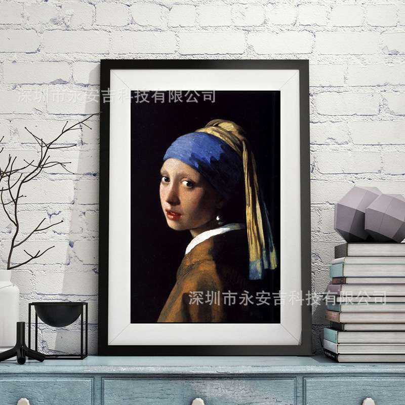 32/43/50寸高清电子相框 数码艺术画框 画廊展馆智能多媒体画屏