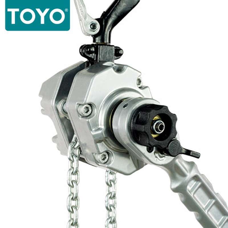 TOYO/东洋 铝合金环链手扳葫芦0.25T1吨3吨手动电力手扳葫芦