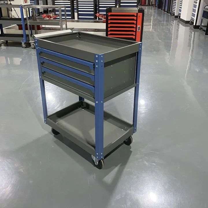 供应修理冷轧钢板移动手推车汽车保养收纳零件工具车