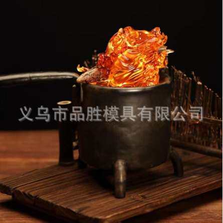 跨境新品 Calcifer Night Light 卡西法小夜灯树脂摆件装饰工艺品