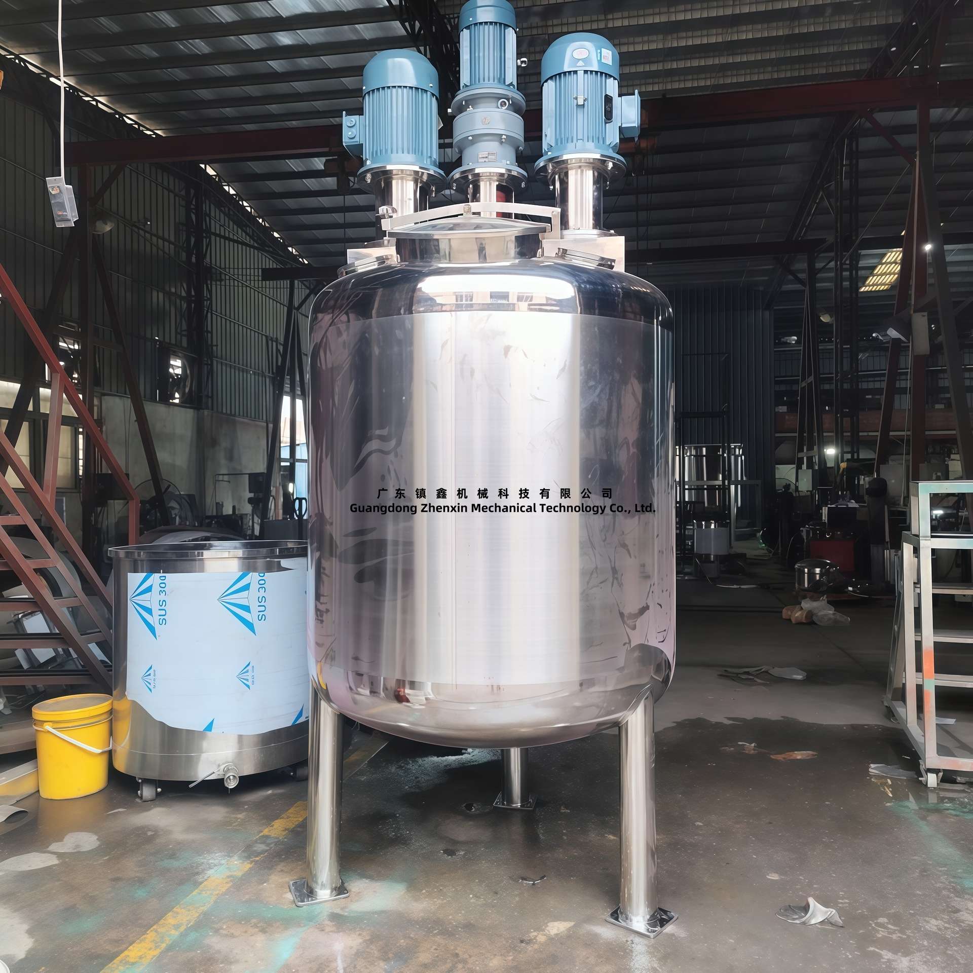 供应苏州透明低粘度 高流动 胶水液体搅拌罐 橡胶树脂分散机