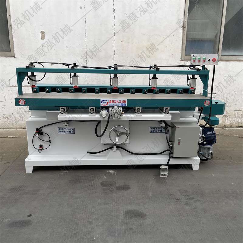 厂家现货多轴铣槽木工机械MZ5412液压气动打眼机双层床椭圆型孔