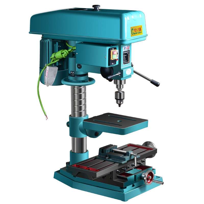 创强钻攻铣三用钻床ZX7032  380V台式钻铣床  1500W重型工业台钻