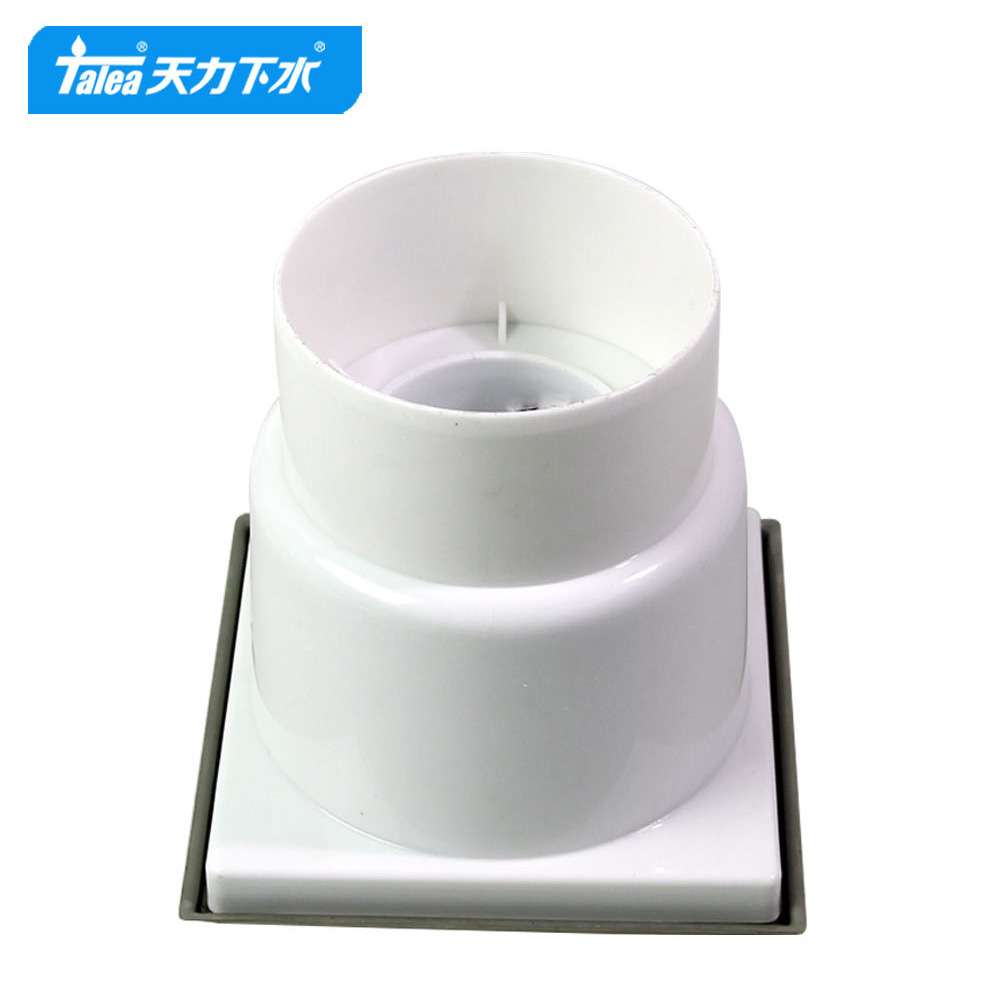 天力161mm加大口径工程地漏别墅底层8寸加厚不锈钢直排地漏D0005