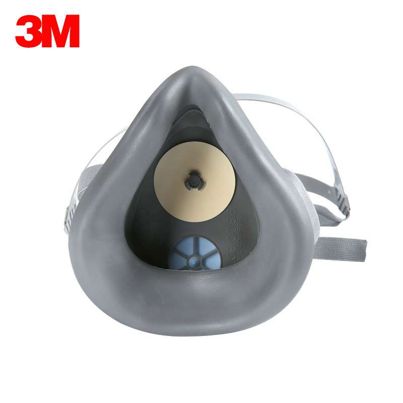 3m3200半面罩防护面具呼吸防护半面罩配3701及3700使用防护面罩