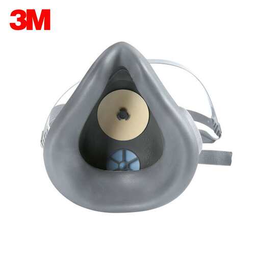 3m3200半面罩防护面具呼吸防护半面罩配3701及3700使用防护面罩