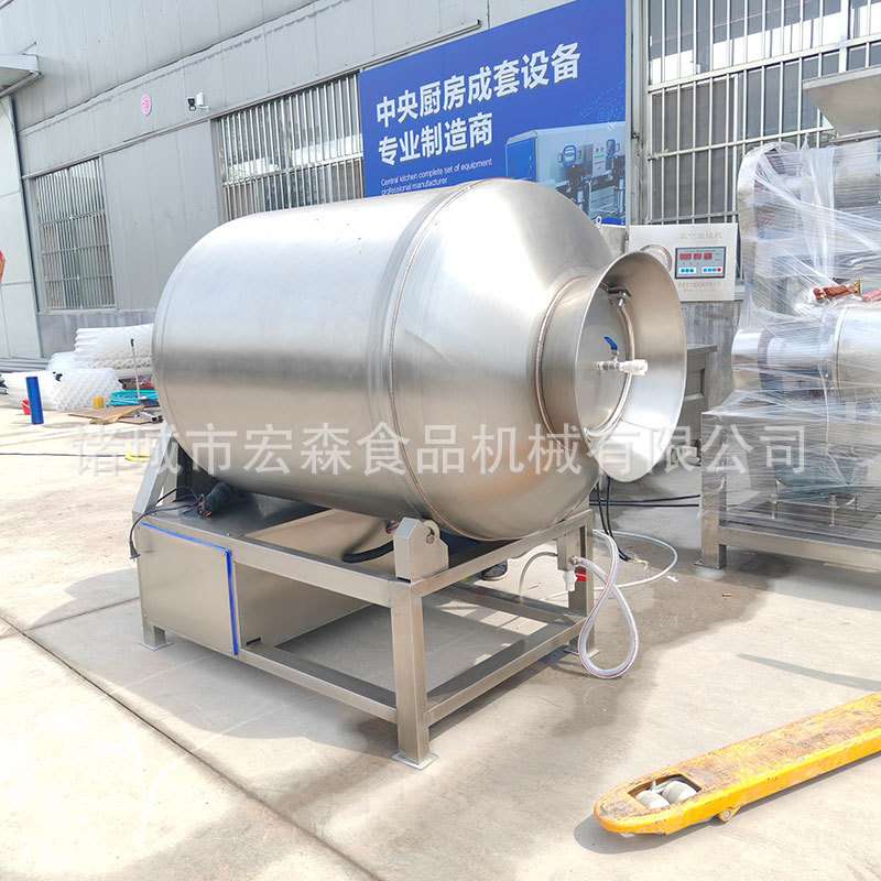 商用奥尔良鸡胸肉真空滚揉机黑胡椒腌渍牛排设备全自动真空腌肉机