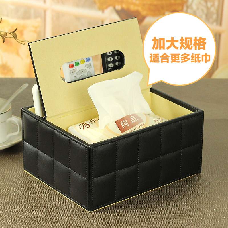 欧式两用纸巾盒 创意餐巾纸盒 抽纸盒多功能餐厅筷子调料收纳