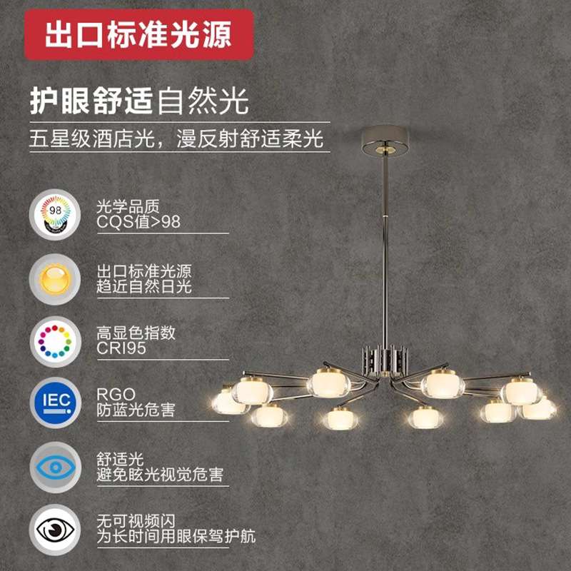 极简客厅吊灯北欧创意航空铝材柿子灯简约现代家用大气大厅吊灯