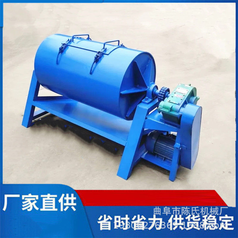 金属研磨机钢板除锈滚筒干磨机工件去毛刺倒角批量翻新除锈机