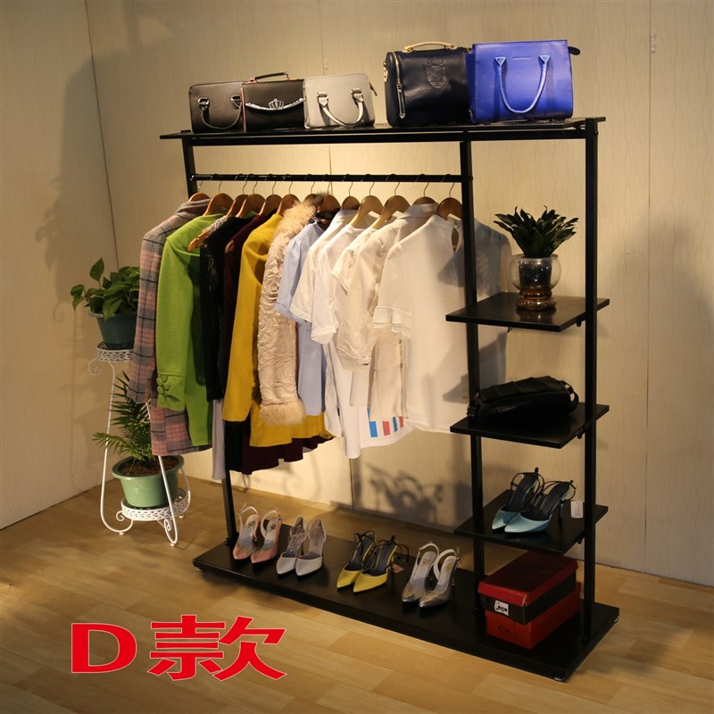 衣帽架卧室挂衣架衣柜落地式服装铁艺家用房间简易晾衣挂衣服架子
