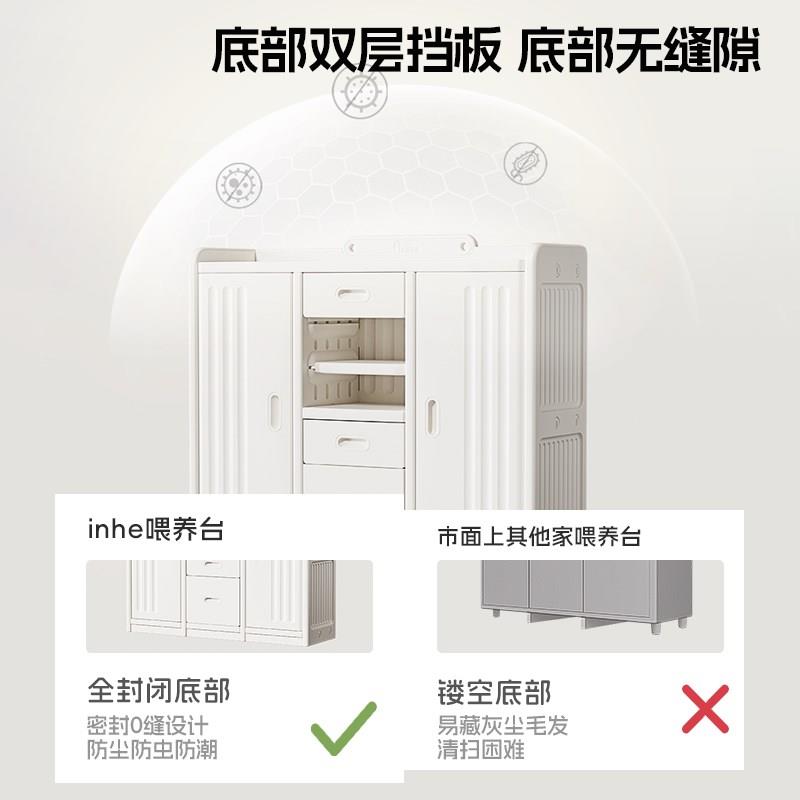 宝宝收纳柜喂养台男女孩卧室家用置物柜简易衣橱储物柜子