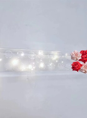 亚克力矮脚花瓶可左右抽拉新款爆火花盒8-24孔 餐桌装饰花盒