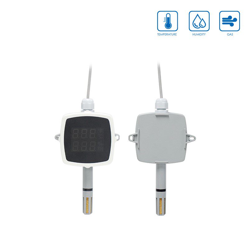 奥松管道式温湿度变送器传感器电压型0-10V温湿度计工业级AQ3010