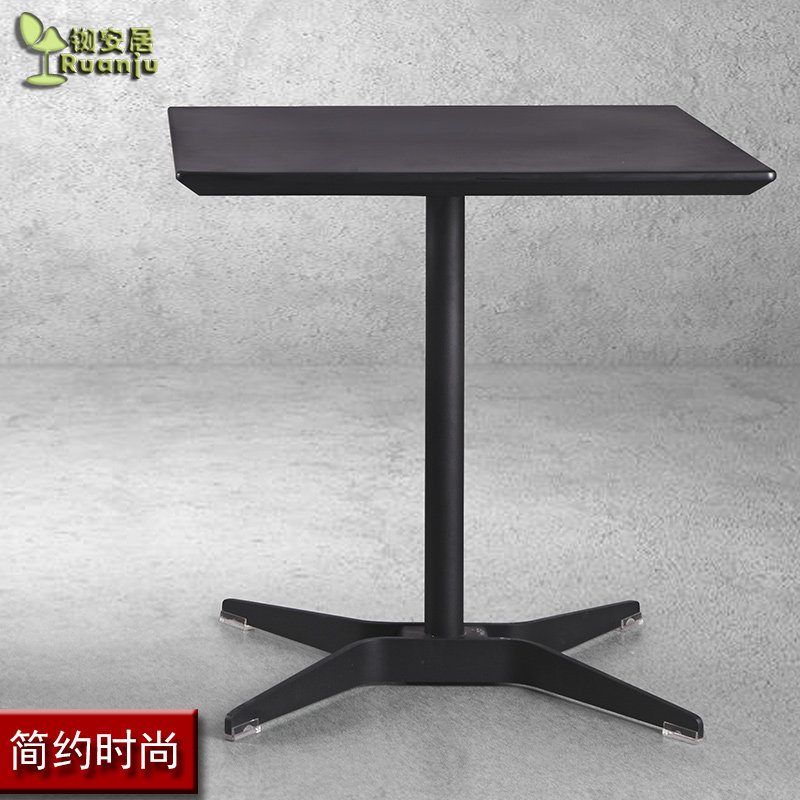 新款简约时尚金属白色圆形茶几咖啡餐桌台会客会议电脑办公桌C122