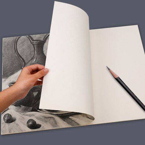 4K素描纸美术生专用四开铅画纸速写纸加厚儿童画纸水彩纸水粉纸专