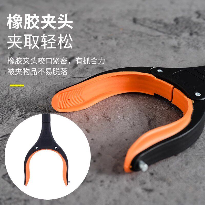 捡垃圾夹子加长杆折叠伸缩火钳子拾物夹环卫工人专用工具取物神器图片