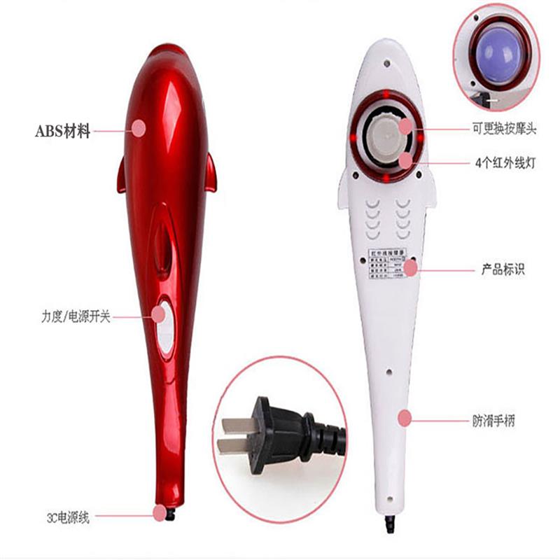 按摩器多功能颈椎腰背部锤棒小型手拿捶家用全身电动仪手持式振动