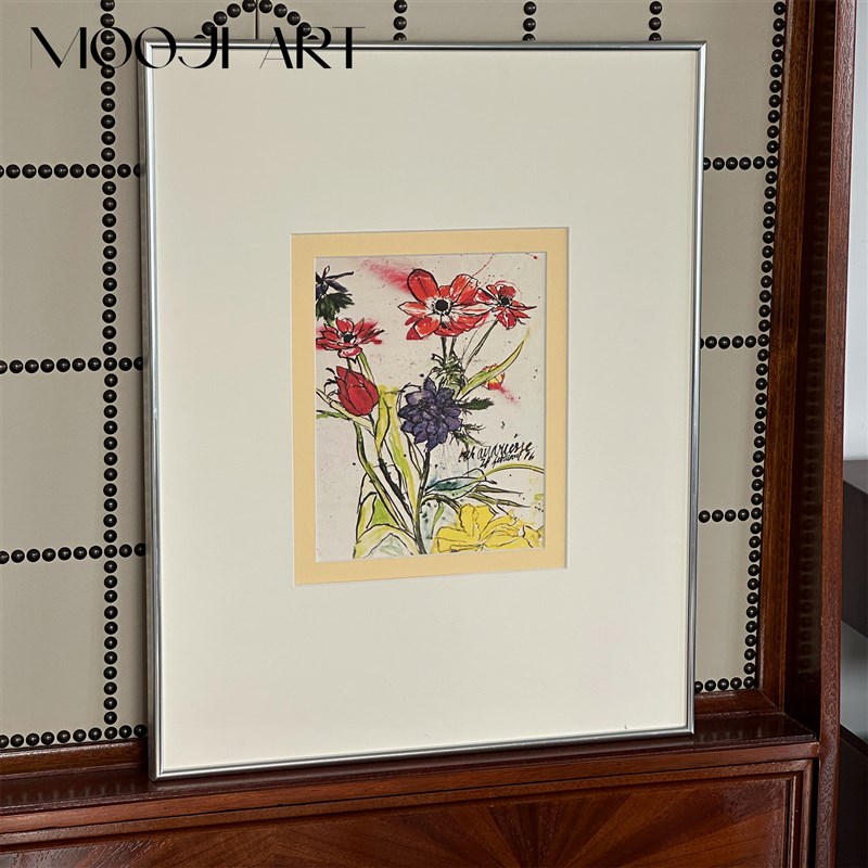 花的乐章】木吉中古艺术客厅背景墙装饰画卧室床头挂画玄关壁画