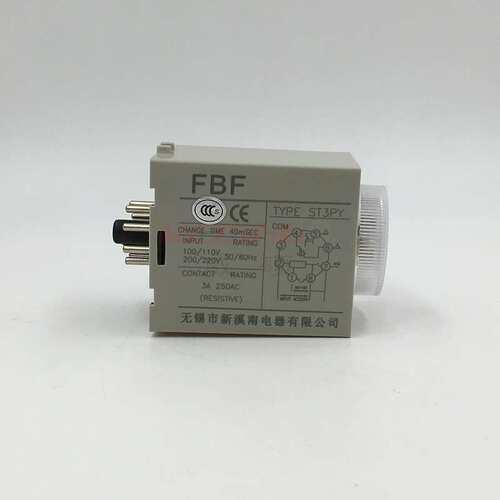 现货星三角ST3PY 30S AC220V单档AC110V时间继电器60无锡新溪南FB
