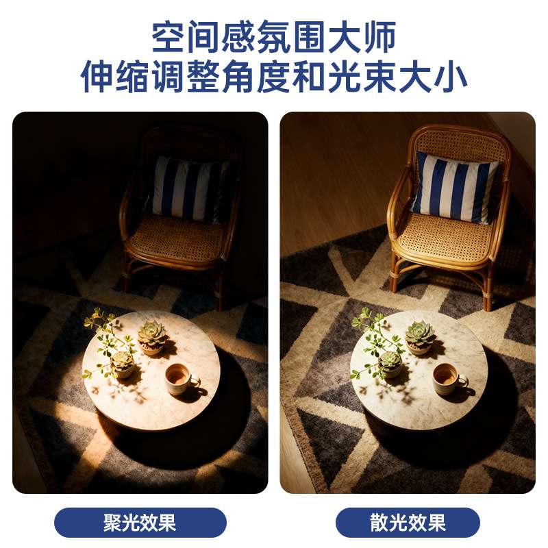 led轨道灯商用店铺家居家具展厅服装店聚光足瓦高亮cob导轨射灯