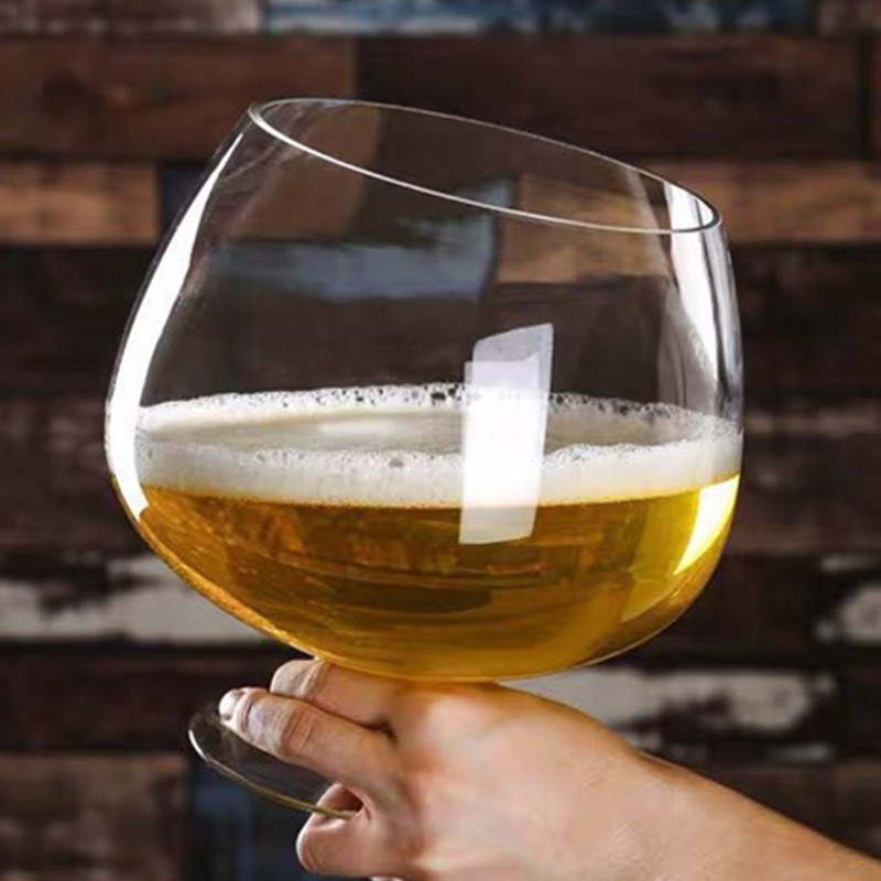 亚克力巨大特大号酒杯塑料高脚英雄杯超大容量啤酒杯同归于尽酒杯