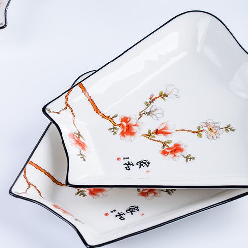 过年团圆饭拼盘餐具组合圆桌盘子菜盘家用2023新款创意碗碟盘套装
