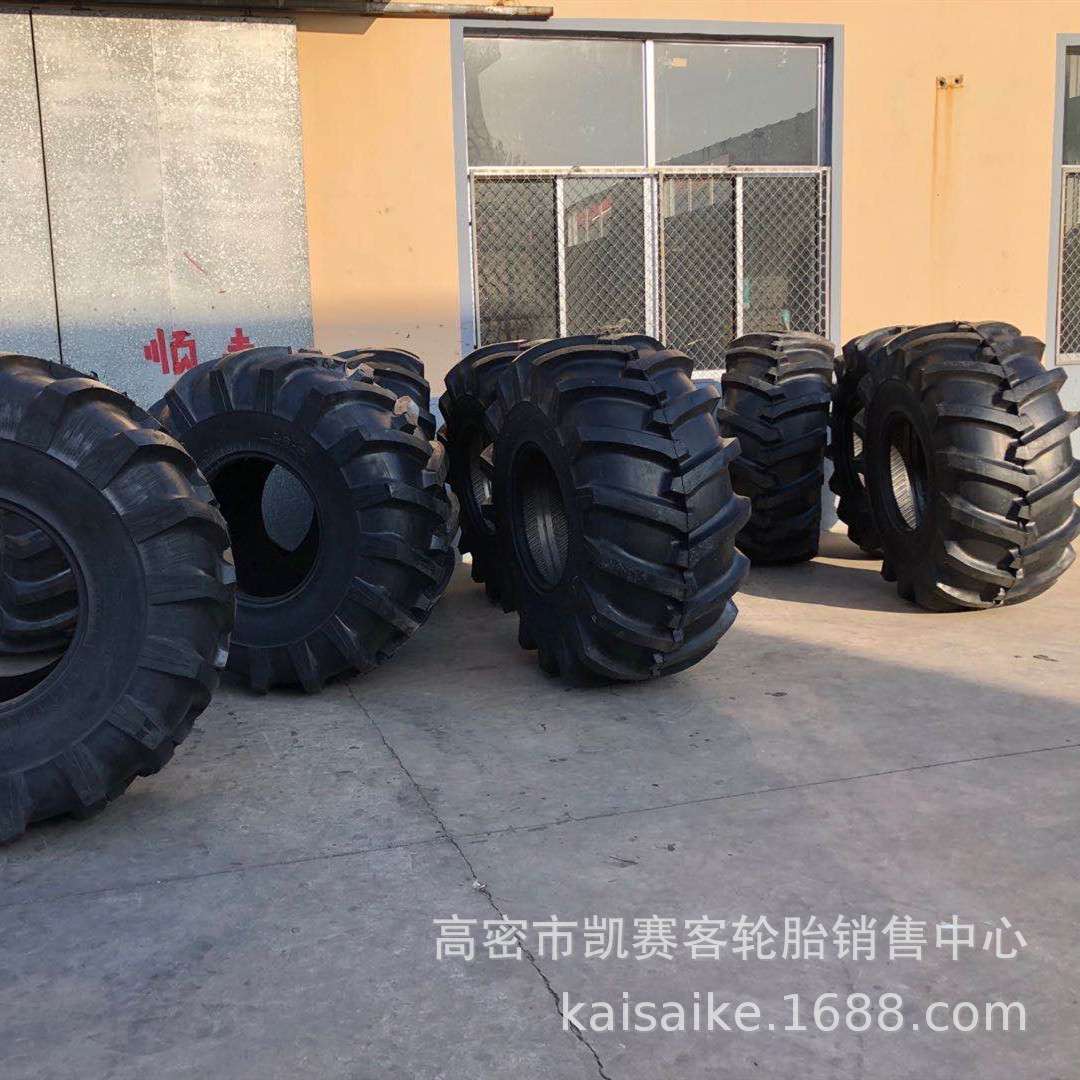 冷再生机轮胎28L-26 人字加粗 修路铺路路拌机轮胎