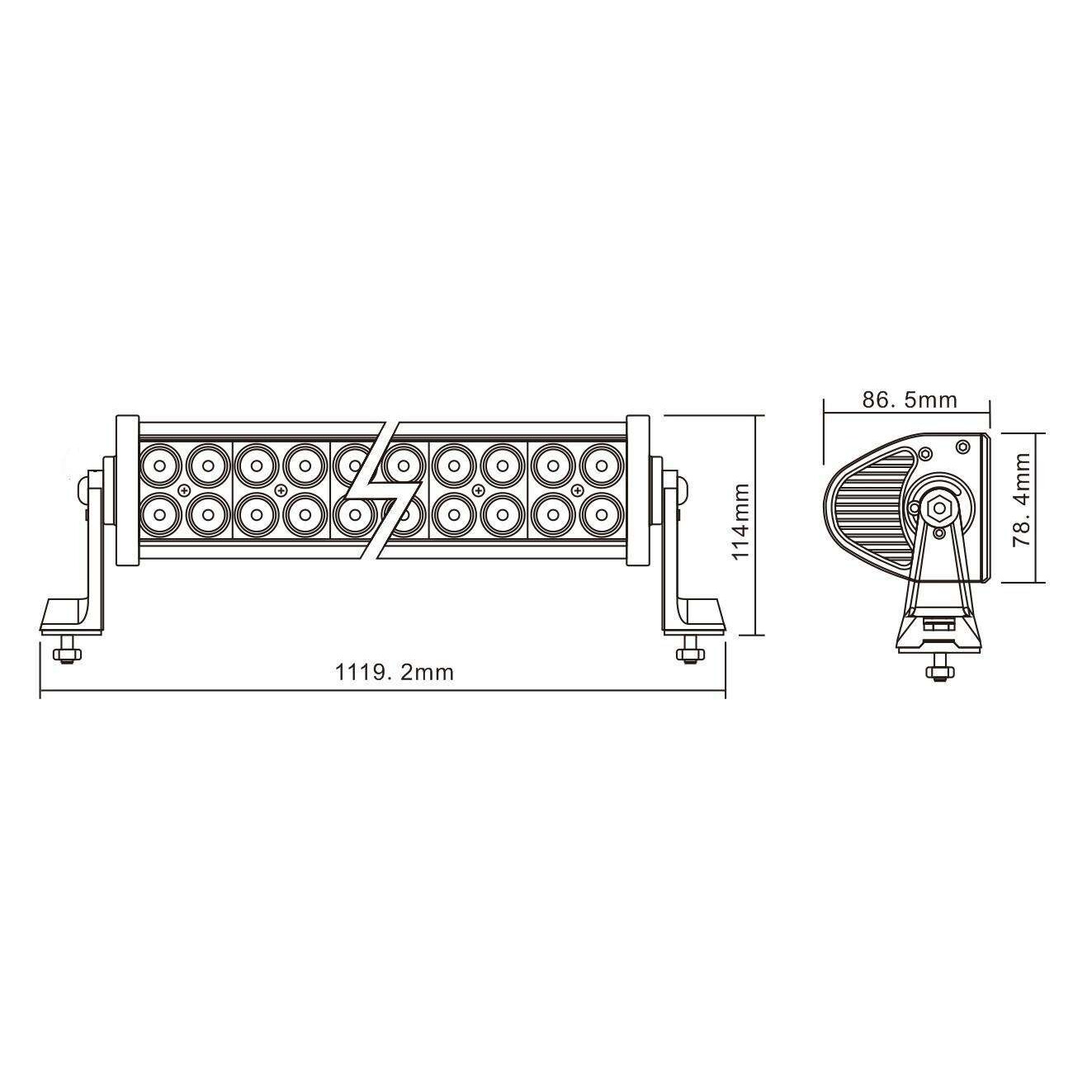 LED长条灯40英寸101厘米大功率CREE LED240W12v24v LED 越野车灯