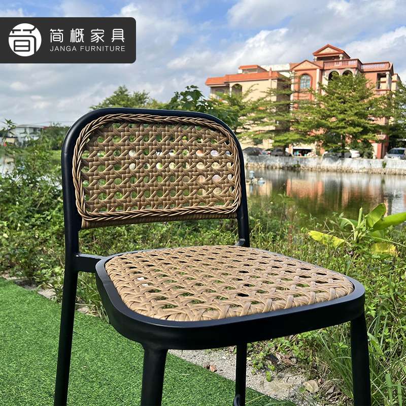 户外家具庭院阳台海景房吧台椅咖啡厅奶茶店室外酒吧餐吧高脚桌椅