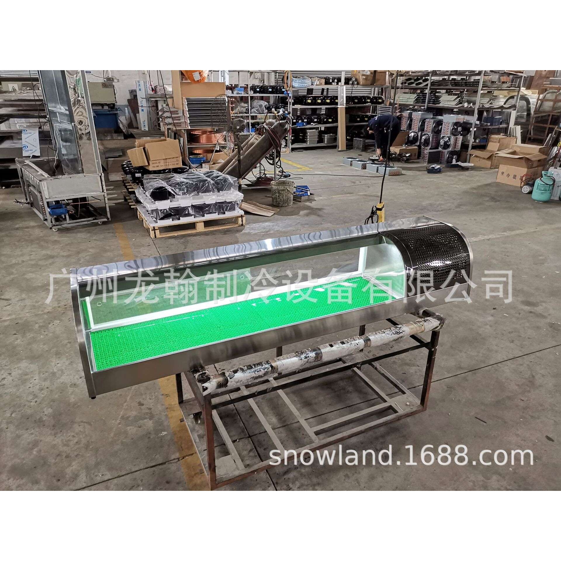1.2米1.5米1.8米2米商用单层寿司冷藏保鲜展示柜 台式刺身陈列柜